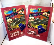 Lot (2) Carlos Alcaraz & Daniil Medvedev Autographs 2023 Indian Wells B2B Finals picture