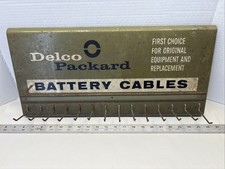 Packard Battery Cables Display Sign Vintage Automobilia Auto Truck Parts picture