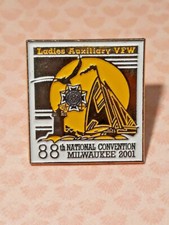 Vtg Lapel Pin VFW Veterans of Foreign Wars 88th National Convention ~ Ships FREE picture