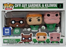 Funko Pop DC Super Heroes 3 Pack Ch'p Guy Gardner Kilowog Green Lanterns picture