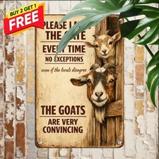 Durable Outdoor Metal Sign Funny Backyard Patio Wall Plaque 8x12 Decor picture