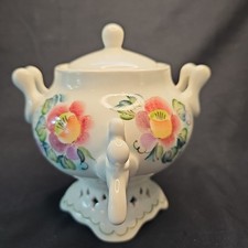 VTG Semikarakorskaya Ceramic Samovar Sugar Bowl – Signed Kunakhovets & Lebedeva picture