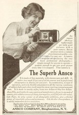 1912 Ansco Antique Folding Camera Binghamton New York Original Print Ad picture