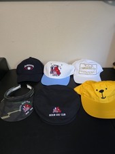 Vintage Berlin Germany Hat Lot of 6 Golf Commanders Cup Berlin 2000 Olympic Bid picture