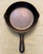 Vintage Unmarked Wagner Ware No 6 Cast Iron Skillet 9” Smooth RESTORED picture