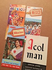 Lot of 4 Vitnage Mexican Travel Booklets and Brochures (#9)    picture