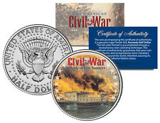 American Civil War BATTLE OF FORT SUMTER JFK Kennedy Half Dollar U.S. Coin picture