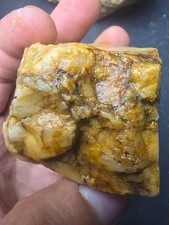 Gold & Silver Ore with Visible Gold - Cut to Reveal More Gold - 6.8 oz Specimen picture