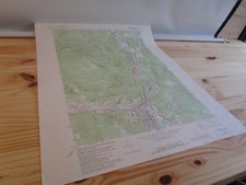 Plymouth Campton New Hampshire NH Vintage Map 1980 / 1988 USGS picture