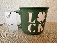 Sheffield Home Clover Cottage LUCK Ceramic Coffee Mug Tea Cup NEW picture