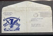 Remember Pearl Harbor RARE  (stamped Dec 7th 1942) WW2 Envelope Patriotic Cover picture