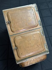 The Toledo Cooker Co Copper 2 Compartment Late 19Century Early 20Century Smoker picture