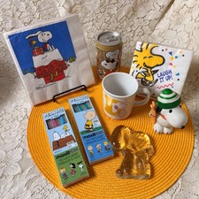 Peanuts Charlie Brown Lucy Snoopy Assorted Lot Of 8 Vintage Items picture