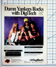 Damn Yankees DigiTech Vintage 90s Magazine Ad Ted Nugent Tommy Shaw Music Gear picture