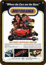 1975 HOLLYWOOD MOTORAMA CAR MUSEUM Vintage Look DECORATIVE METAL SIGN - INVADER picture