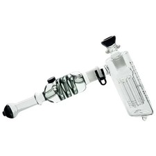 Glycerin Freeze Glass Bubbler 8in 6-Arm Tree Perc SHIPS EMPTY No Glycerin picture