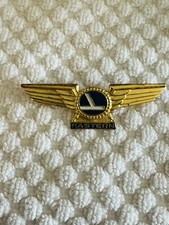 VINTAGE 1960’s Eastern Airlines Pilot Wings Pin - Metal picture