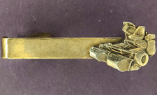 C1950s Vintage Toro Riding Lawn Mower Advertising Tie Clip Bar Turf Brush Roller picture