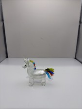 Sansukjai Hand- Blown Unicorn Figurine 2.5” picture