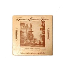 VTG 1930s 40s Fischer Soap Cincinnati Fountain Square Souvenir 4-Piece Boxed Set picture