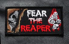 FEAR THE REAPER HOOK FASTENER PATCH picture