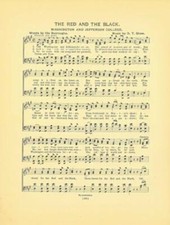 WASHINGTON AND JEFFERSON COLLEGE Song c1906 