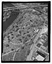 Laurel Hill Cemetery Philadelphia PA Aerial View 1900s Schuylkill River picture