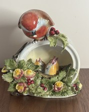 Old Royal Adderley Bone China Robin Young Figurine Vintage England Missing Worm picture