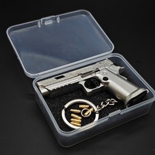 G34 Pit Viper 1:3 Mini Alloy Pistol Shell Ejection Realistic Model Keychain picture