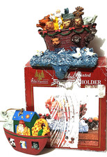 Noah's Ark - Christmas Stocking Holder w/Matching Ornament - Box  picture