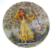 Little Bo Peep 1983 John McClelland Mother Goose 5th Reco Vintage Plate w/ COA picture