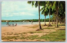 Beautiful Beach At Boqueron In Cabo Raja Puerto Rico Postcard Posted 1974 picture