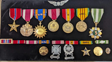 NAMED Vietnam Helicopter Crew Chief Medal Group 1967 Crash Air Medal Bronze Star picture