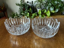 Crystal Candy or Relish Bowls Vintage picture