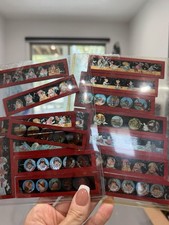 Lot of 16 Antique Glass Magic Lantern Slides Hand Colored Scenic Comic Children picture