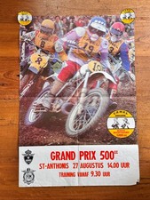 Vintage 1978 Netherlands 500cc Motocross Grand Prix Poster HEIKKI MIKKOLA Camel picture