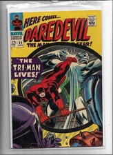 DAREDEVIL #22 1966 FINE-VERY FINE 7.0 1190 TRI-MAN picture