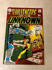 Challengers of the Unknown #68 comic ART cover proof 1969 NEAL ADAMS MADMAN picture