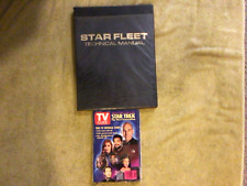 VINTAGE 1975 STAR TREK STAR FLEET TECHNICAL MANUAL 1ST EDITION BOOK + TV Guide picture