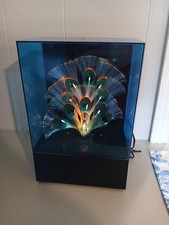 Vintage 1987 Yirng Shehng Fiber Optic Light Peacock Lamp - Music  Box(works) picture