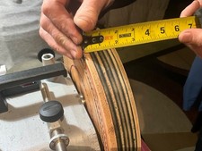 Leather honing wheel for Tormek 8 - kevlargaffs Master-Series 10 inch - 250mm picture