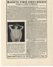 1909 Thacher Magnetic Shield Co. Advertisement Chicago, Illinois picture
