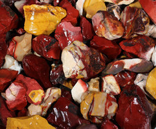Mookaite Jasper - Rough Rocks for Tumbling - Bulk Wholesale options picture