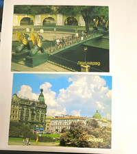 Vintage USSR Leningrad Soviet Union Postcards Lot of 3 City Views Unposted picture