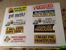 funny bumper stickers for cars gag gifts prank joke for amusement purposes only picture