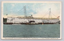 U S S Reina Mercedes, Naval Academy, Annapolis, Maryland MD 1916 WB Postcard picture