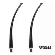 2pcs Smoking Pipe Mouthpiece Replacement For 9mm Stem Churchwarden Pipe Acrylic picture