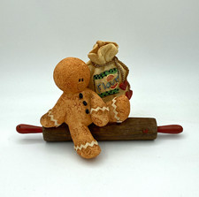 Sarah's Attic Yummykins 6426 Flower Gingerbread Man Figurine Limited Ed 1996 picture