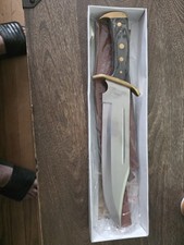 Timber Rattler Western Outlaw Bowie Knife Full Tang with Sheath | 16.5” Length picture