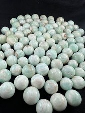 20-30mm round small spheres Aragonite balls 100 PCs wholesale lot Beads undril picture